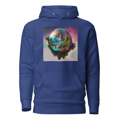 Bubble in Space Men's Sci-Fi Hoodie Team Royal