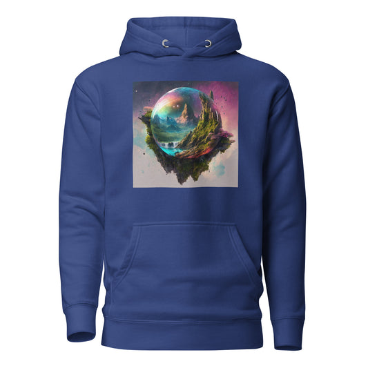 Bubble in Space Men's Sci-Fi Hoodie Team Royal