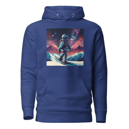 Snowboarding Astronaut Men's Hoodie Team Royal