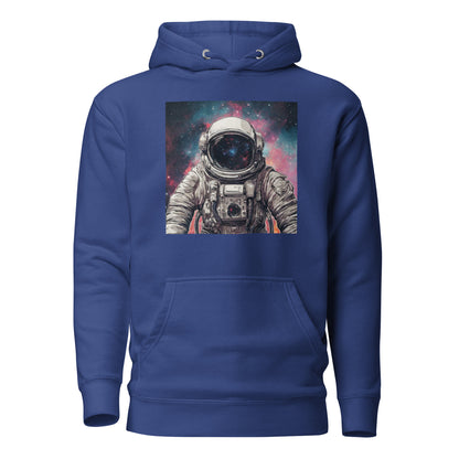 Galactic Astronaut Men's Pullover Sweatshirt Hoodie Team Royal