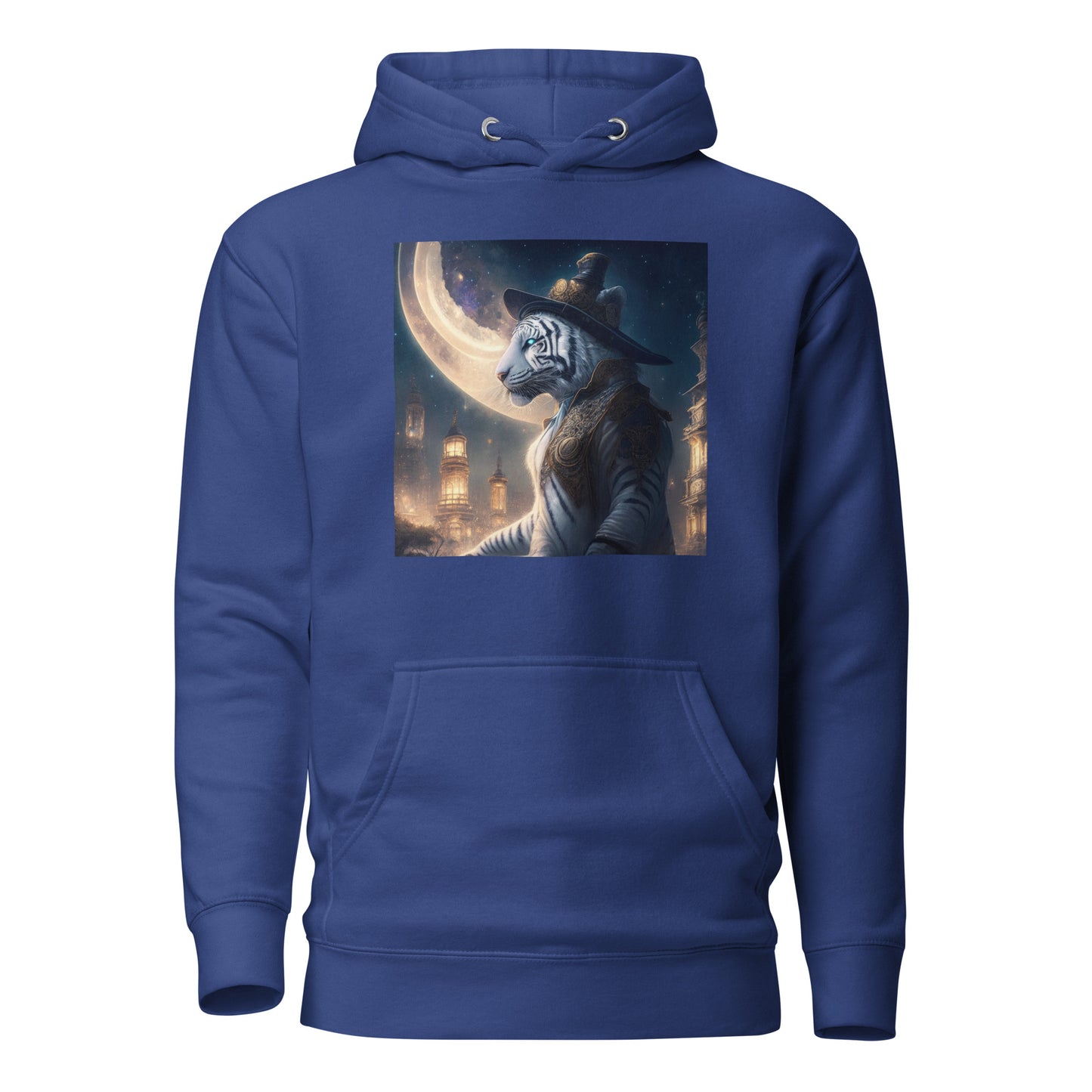 Twilight Tiger Men's Graphic Men's Hoodie Team Royal