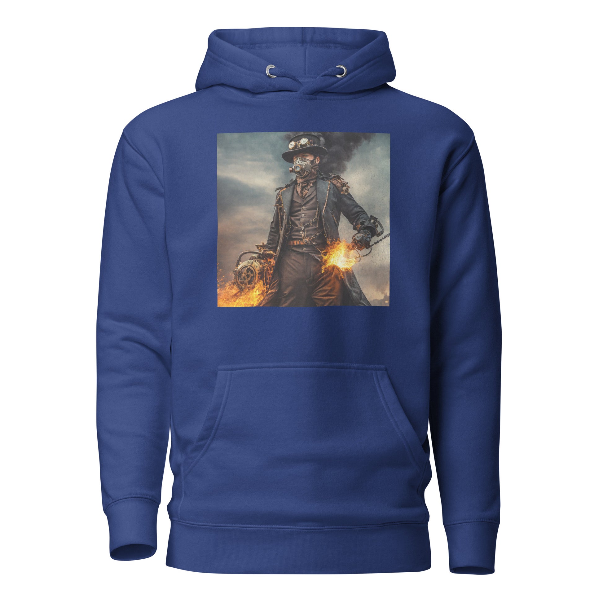 Dapper Pyro Men's Steampunk Hoodie Team Royal