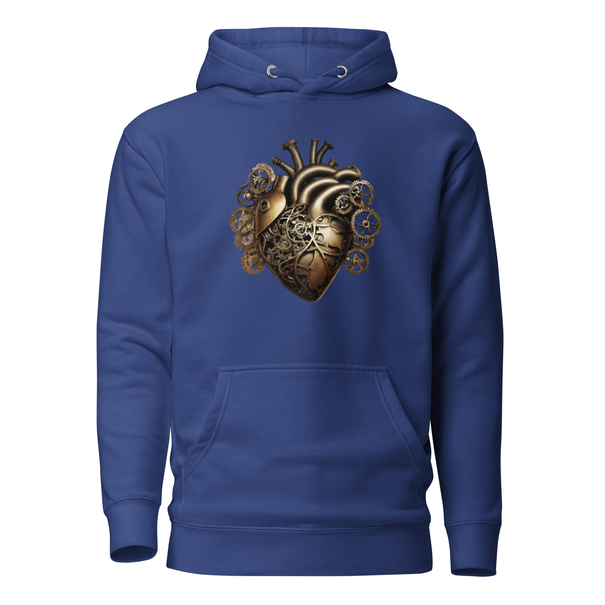 Gear & Valve Men's Steampunk Hoodie Team Royal