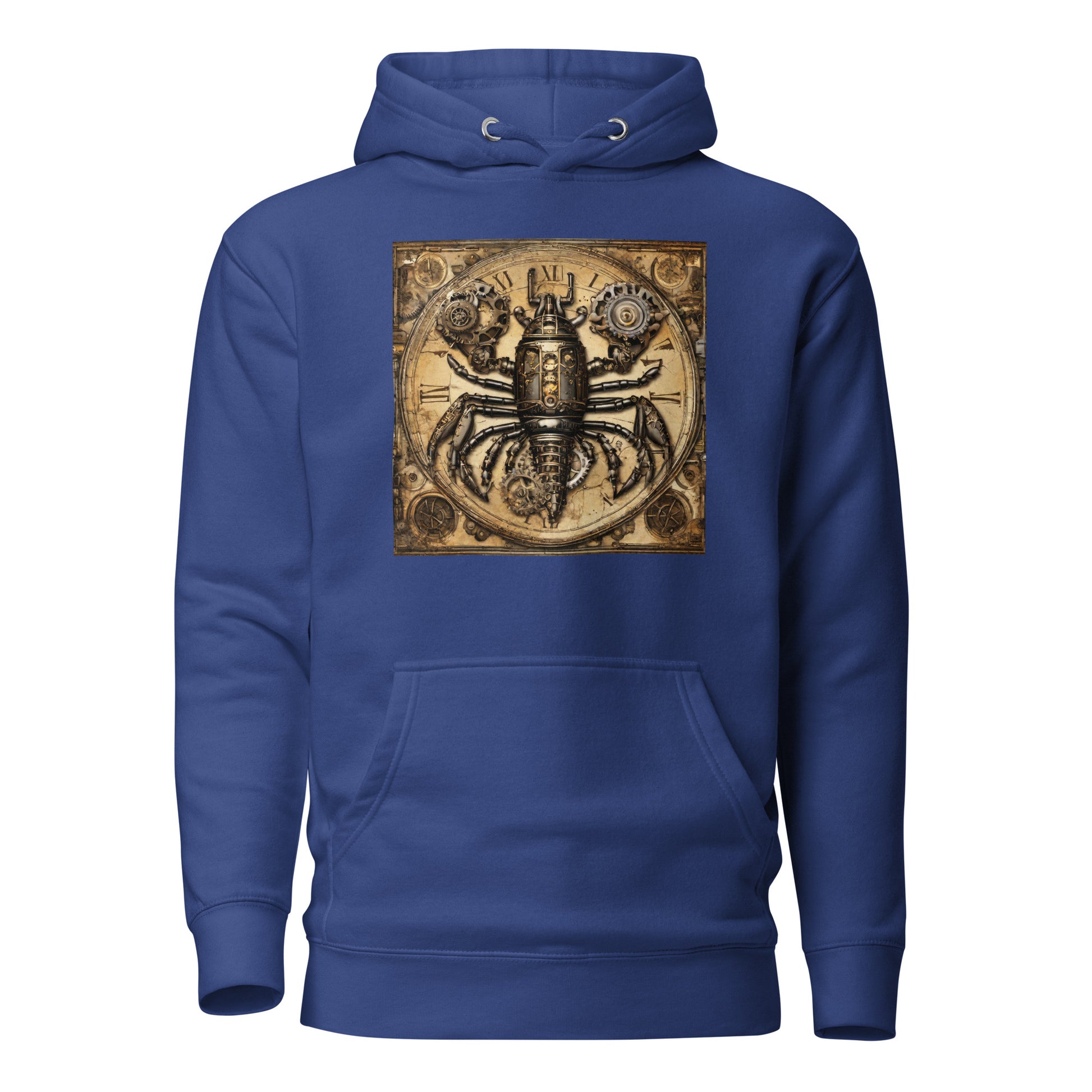 Mechanical Lobster Men's Steampunk Hoodie Team Royal