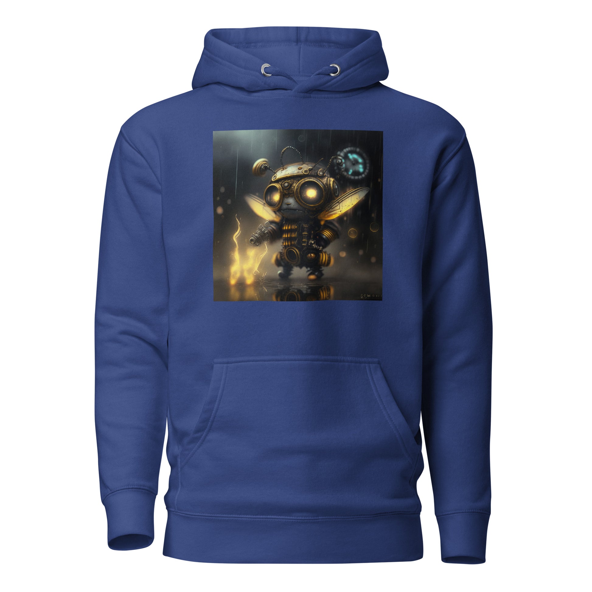 Bold Bee Men's Steampunk Hoodie Team Royal