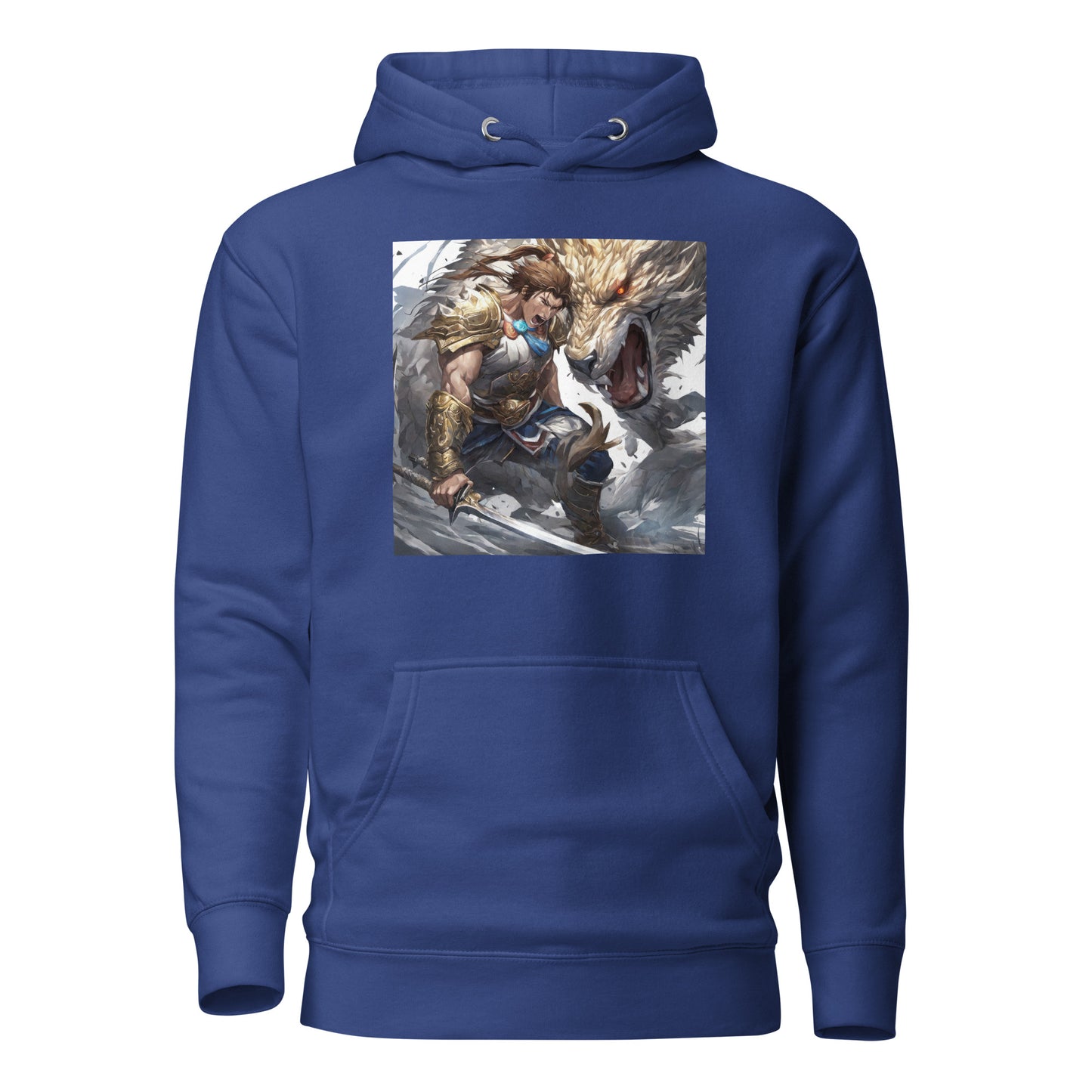 Man vs. Beast Men's Hoodie Team Royal