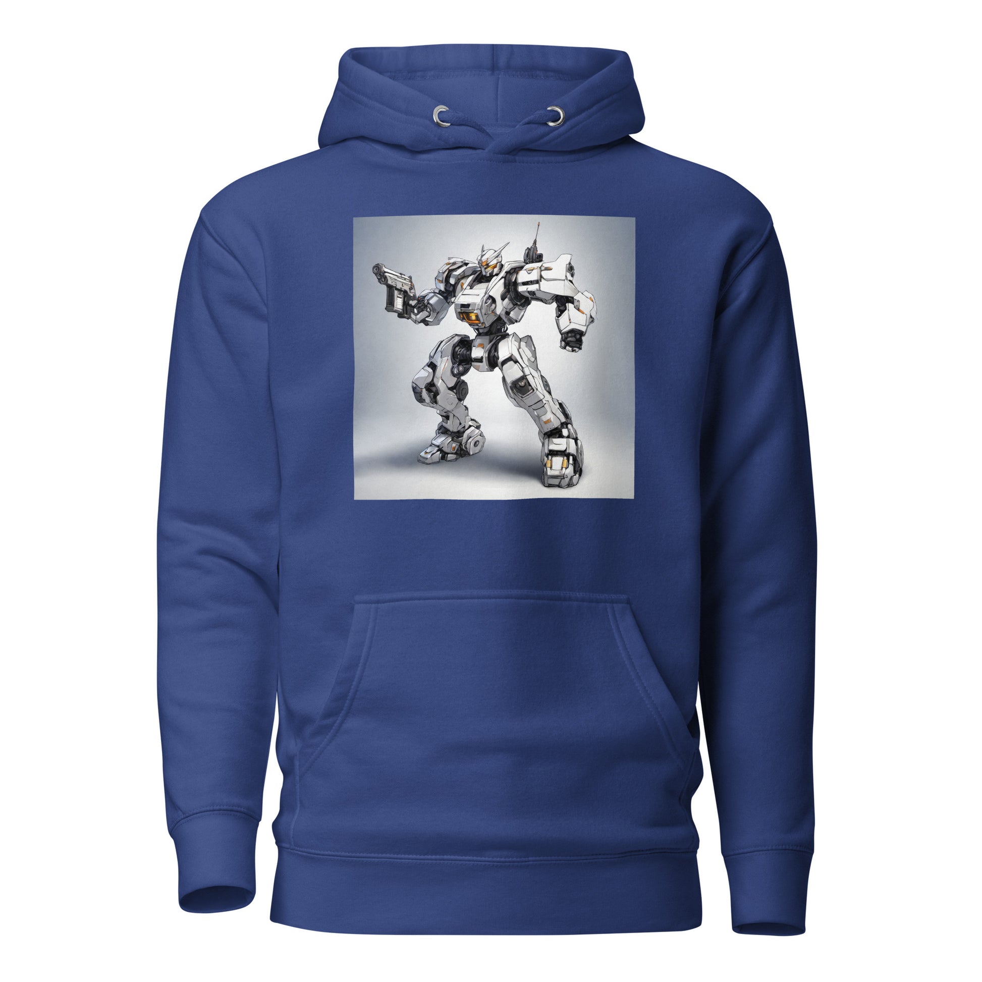 Cybernetic Machine Men's Anime Hoodie Team Royal