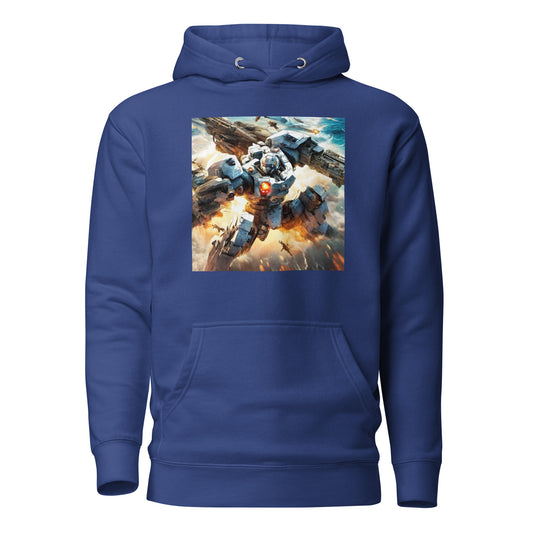 Bot in Battle Men's Anime Hoodie Team Royal