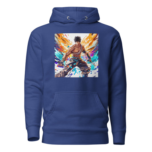 Vivid Avenger Men's Anime Hoodie Team Royal