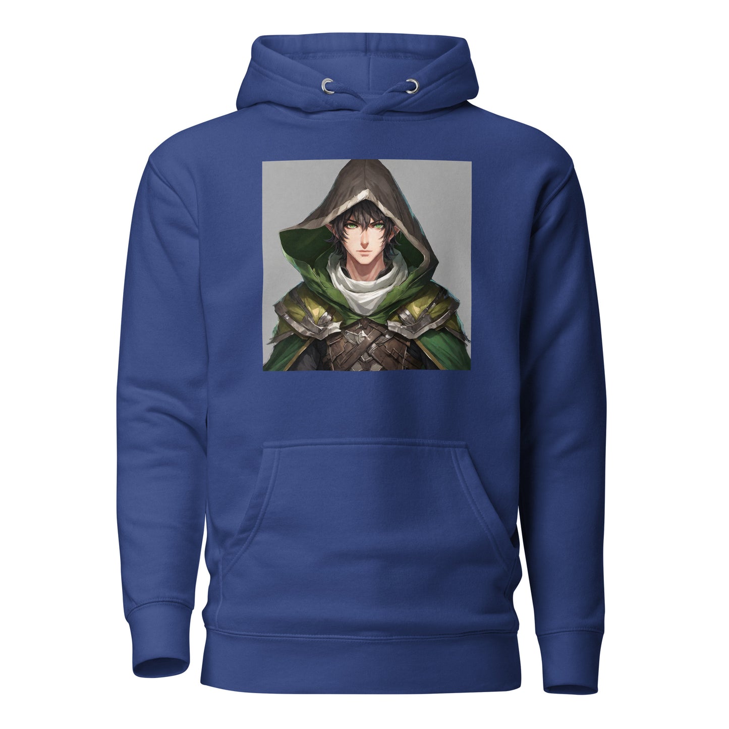 Elven Guardian Men's Anime Hoodie Team Royal