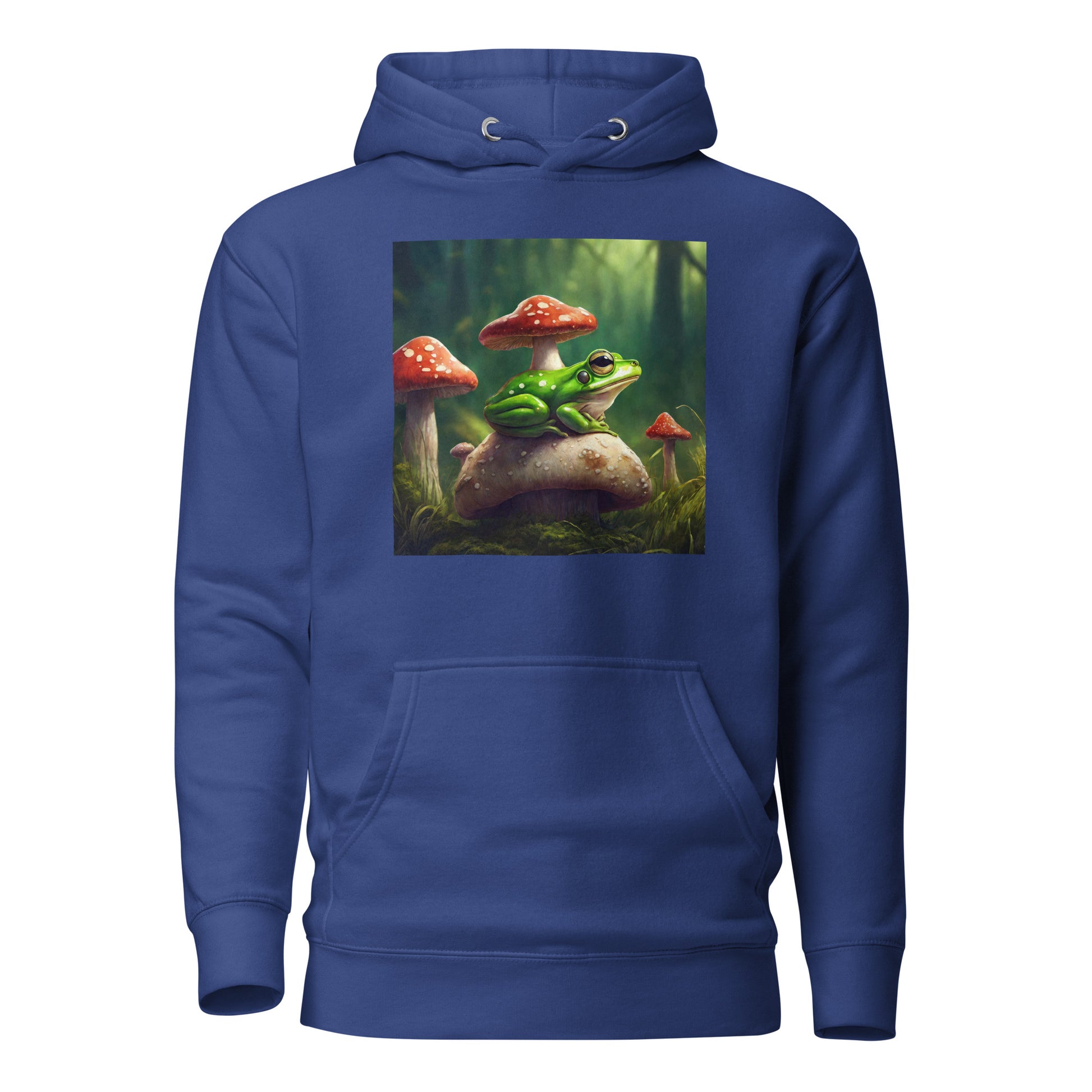 Frog & Shrooms Men's Animal Hoodie Team Royal