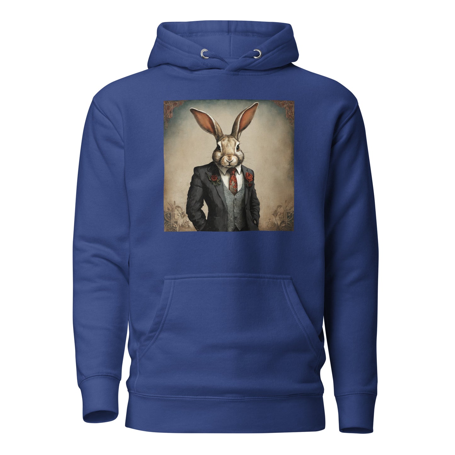 Regal Rabbit Men's Animal Hoodie Team Royal