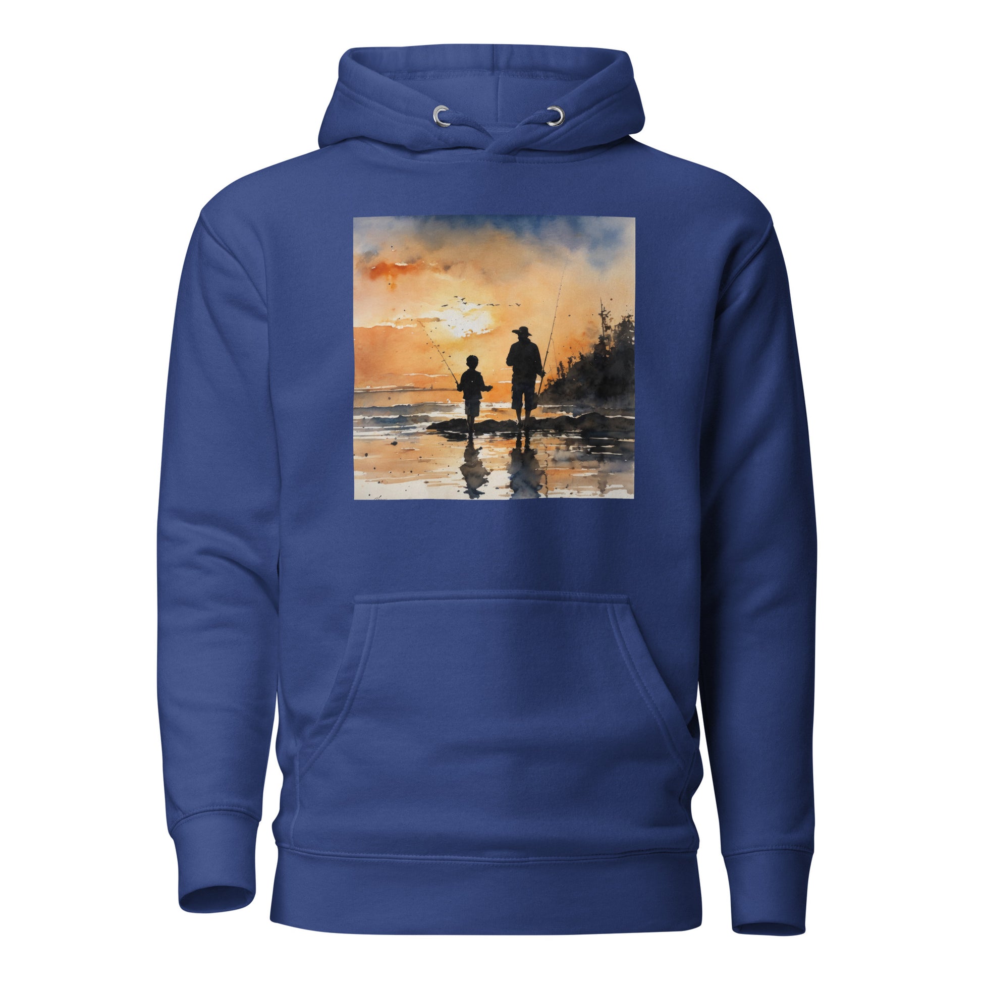 Fishing Days with Dad Hoodie Team Royal