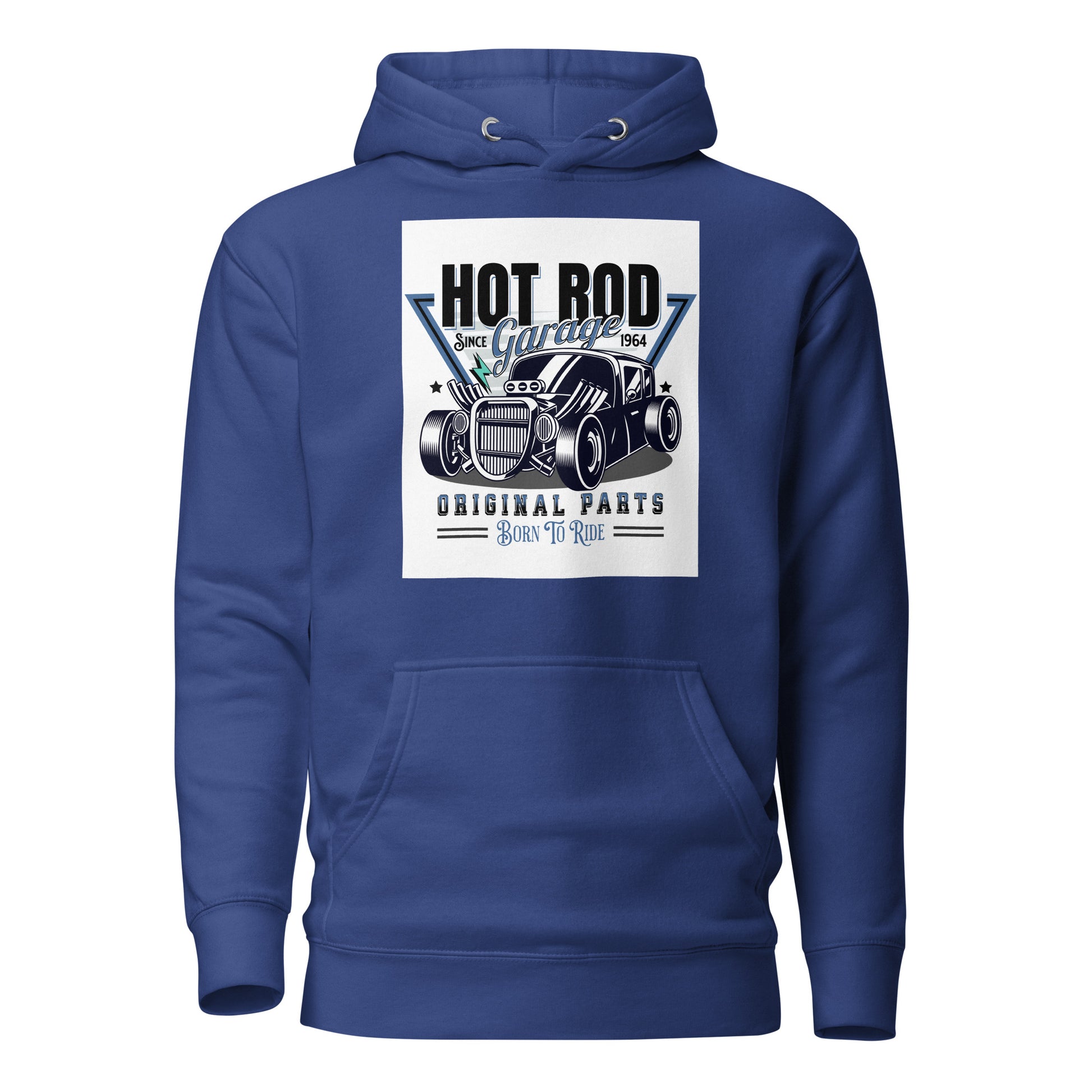 Hot Rod Garage Dad Hoodie Team Royal