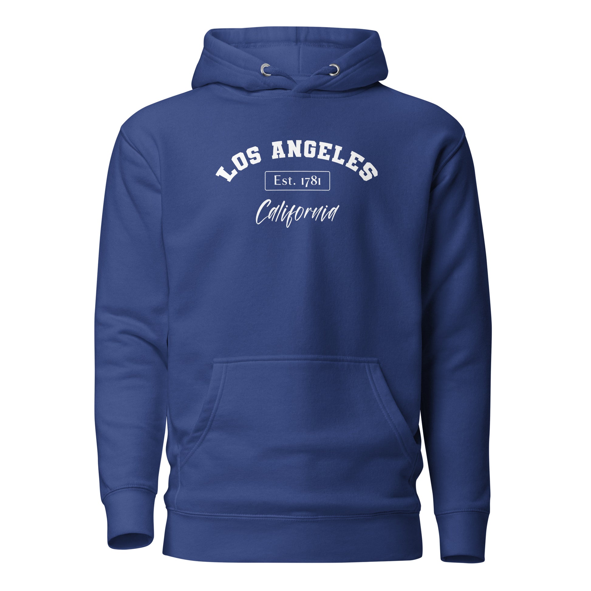 Los Angeles, California Men's Hoodie Team Royal