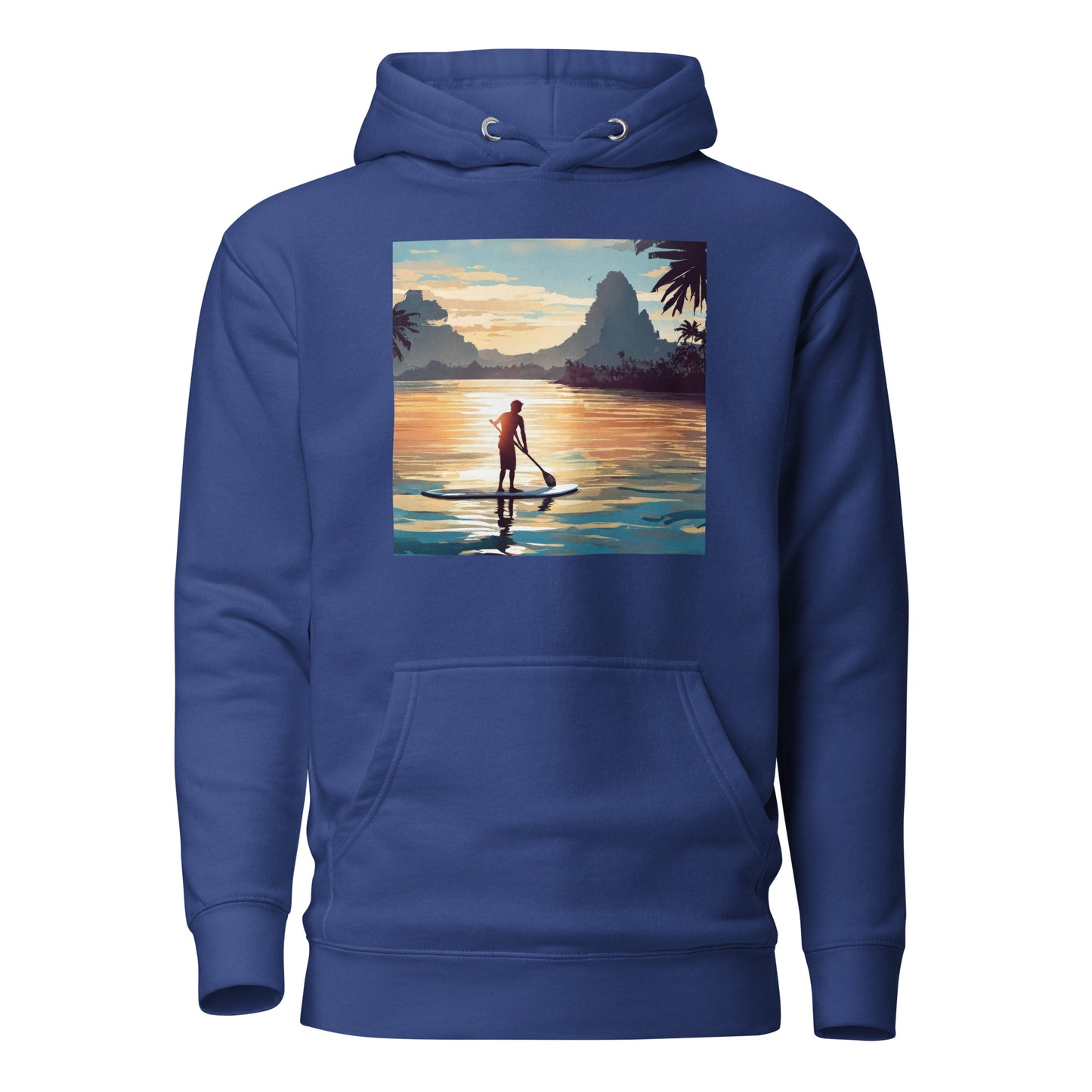 Paddleboarding Paradise Men's Hoodie Team Royal