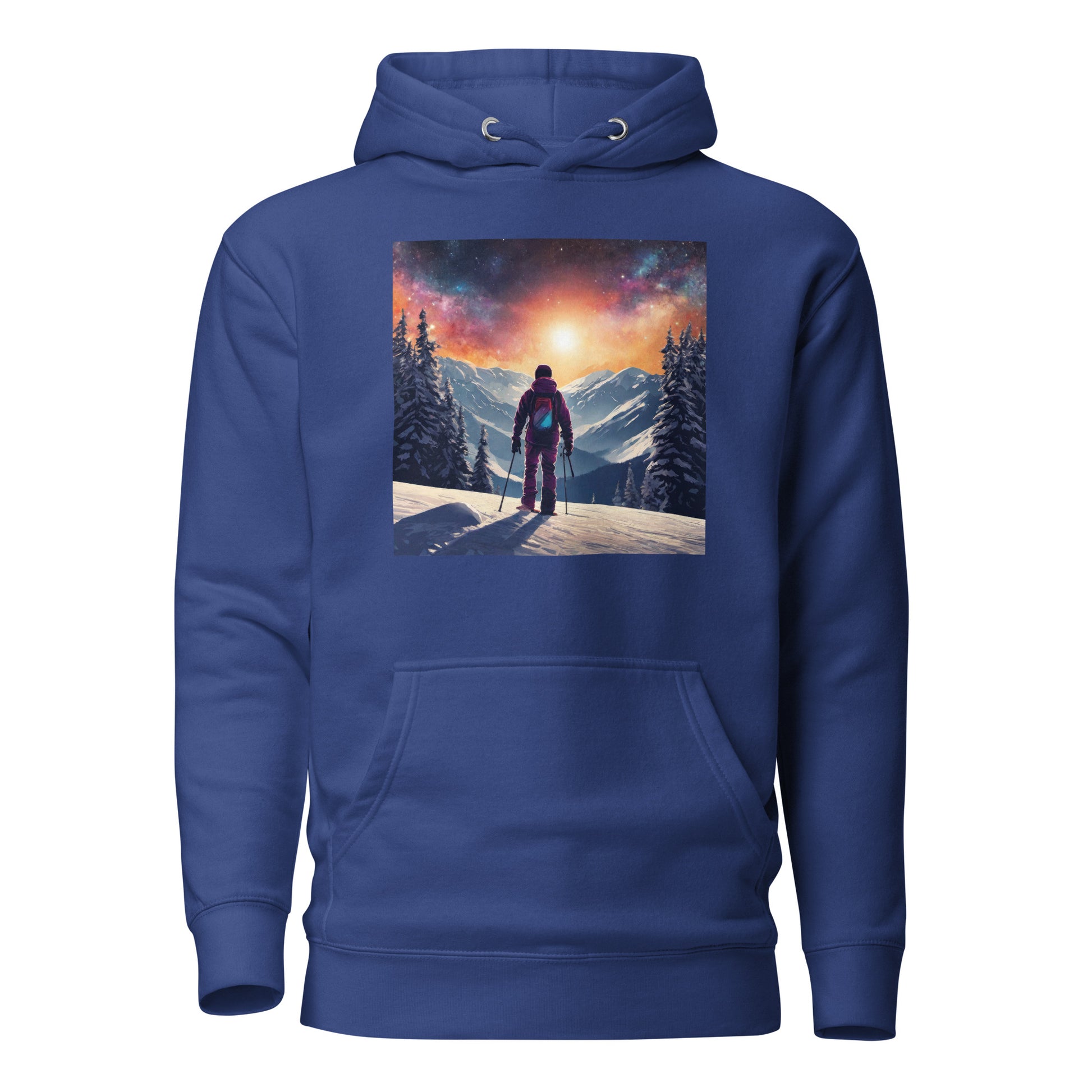 Peak of the Mountain Men's Skiing Hoodie Team Royal