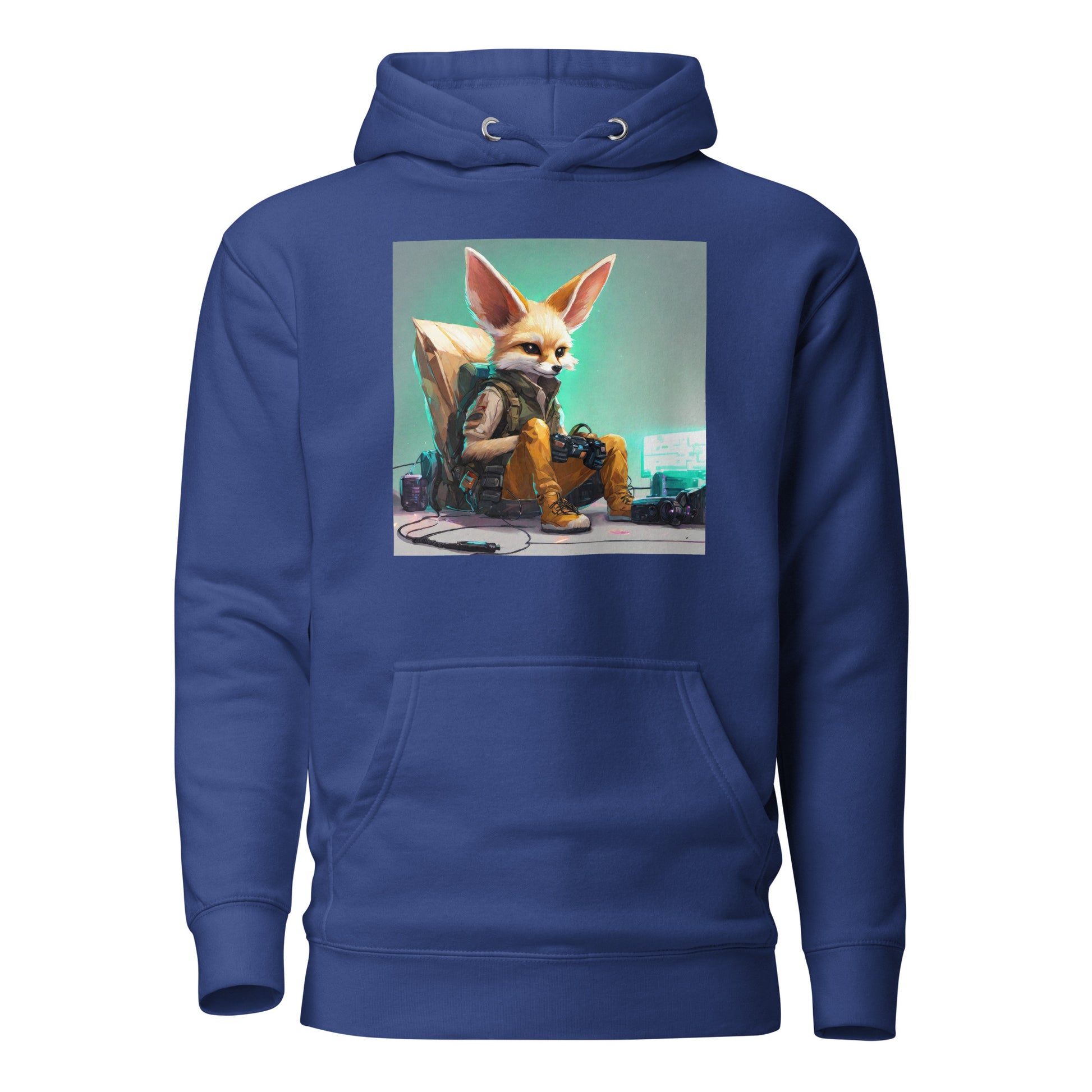 Fennec Fox Men's Gamer Hoodie Team Royal