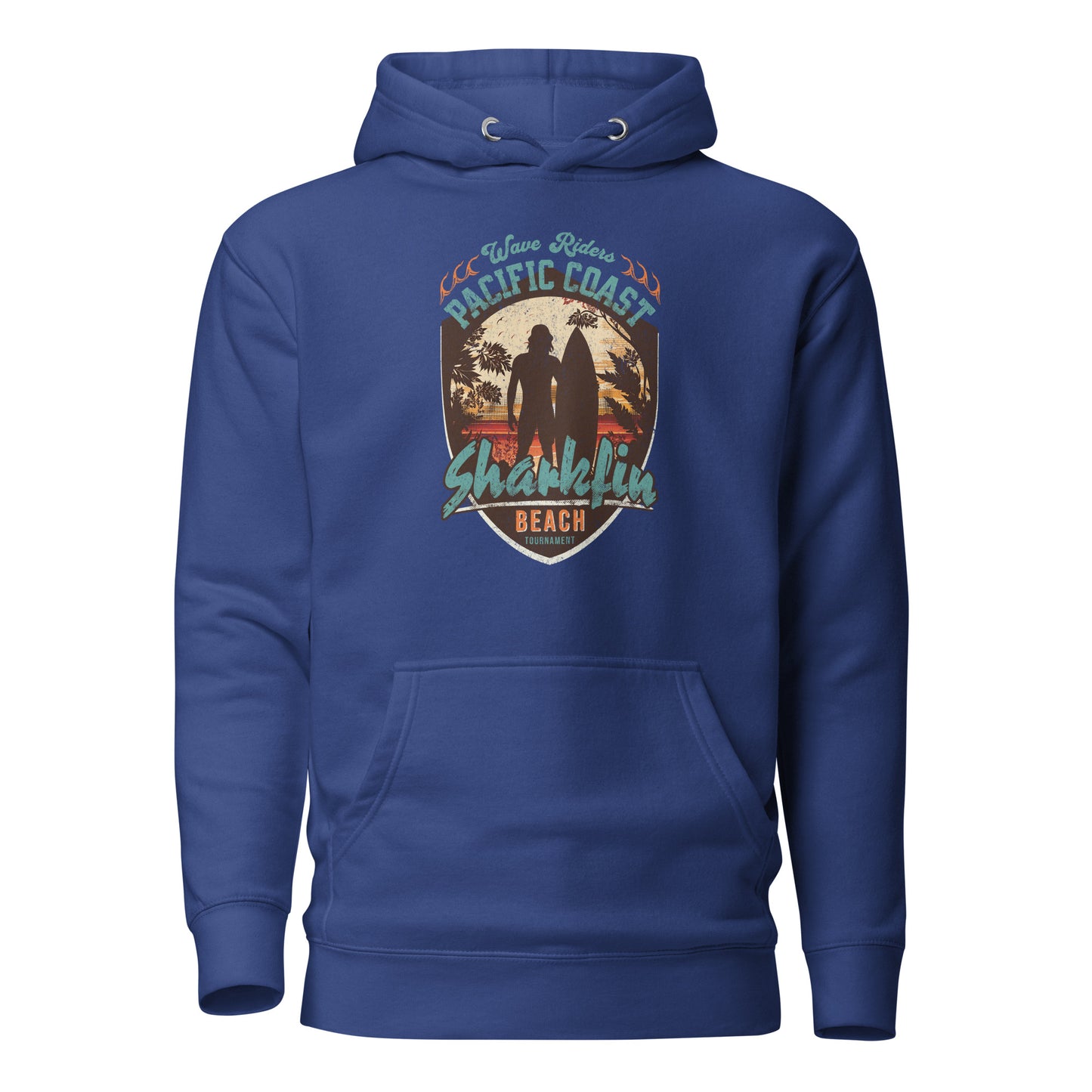 Pacific Coast Sharkfin Beach Men's Hoodie Team Royal