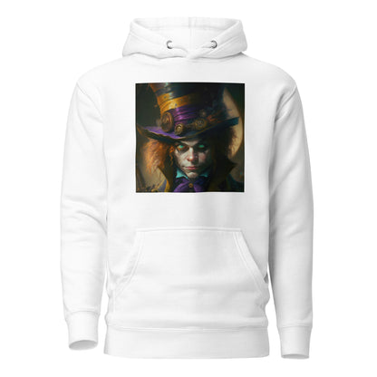 Mad Hatter Men's Hoodie White