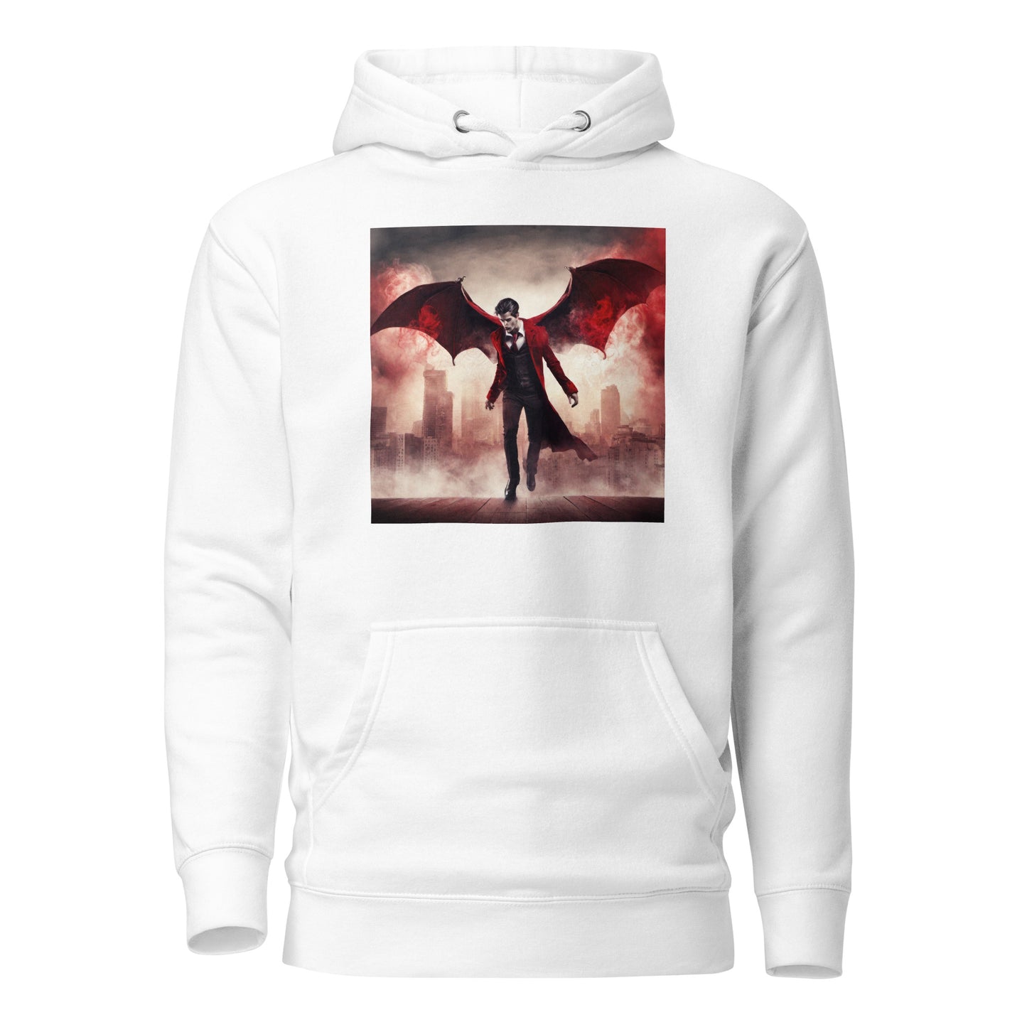 Flying Vampire Men's Hoodie White