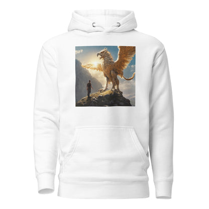 Warrior vs. Griffin Men's Hoodie White