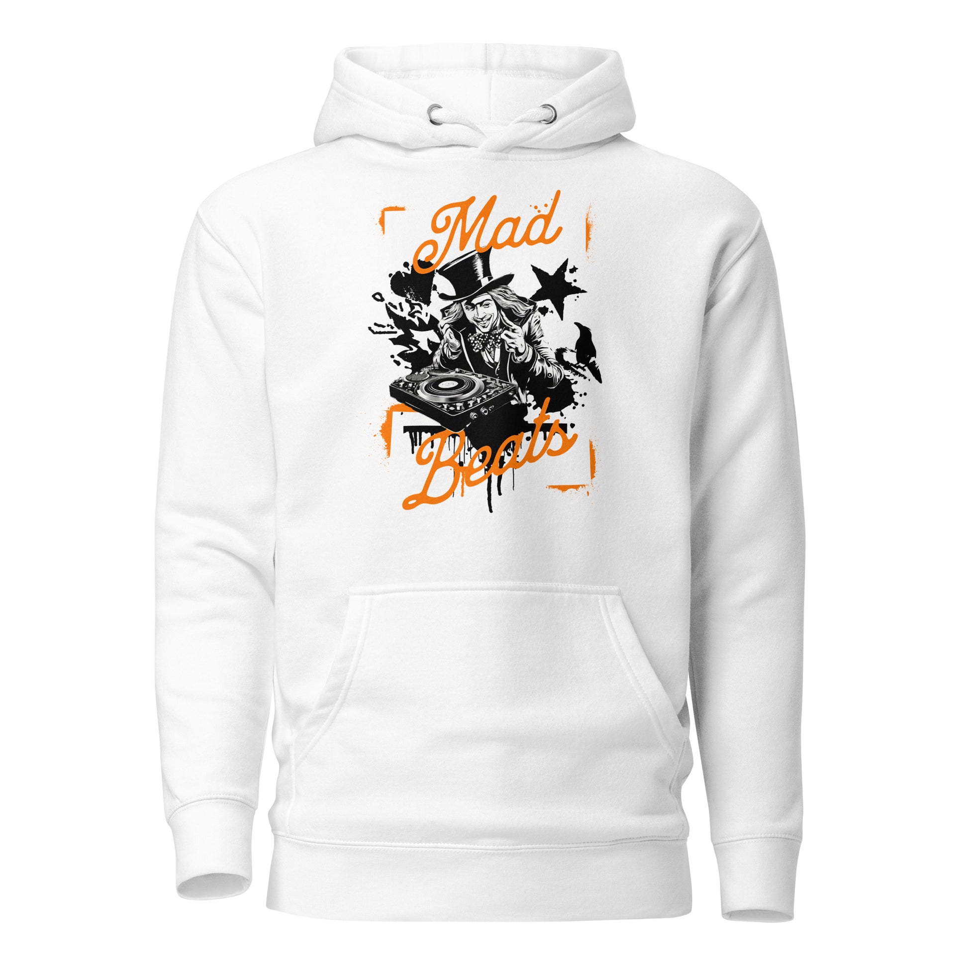 Mad Beats Mad Hatter Men's Hoodie White