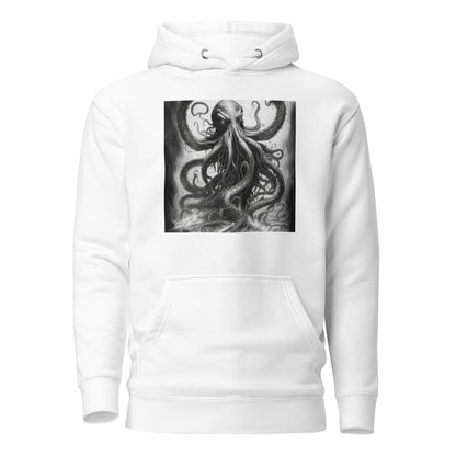 Savage Kraken Men's Hoodie White