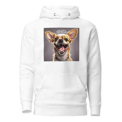 Spazz Men's Funny Hoodie White