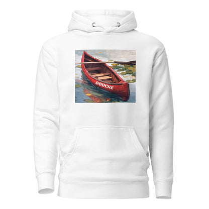 Douche Canoe Men's Funny Hoodie White