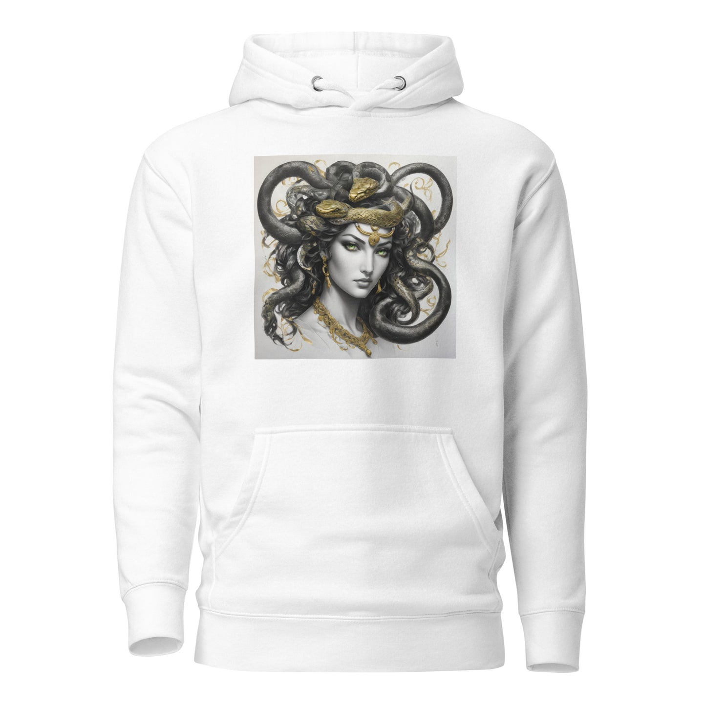 Bold Medusa Men's Mythology Hoodie White