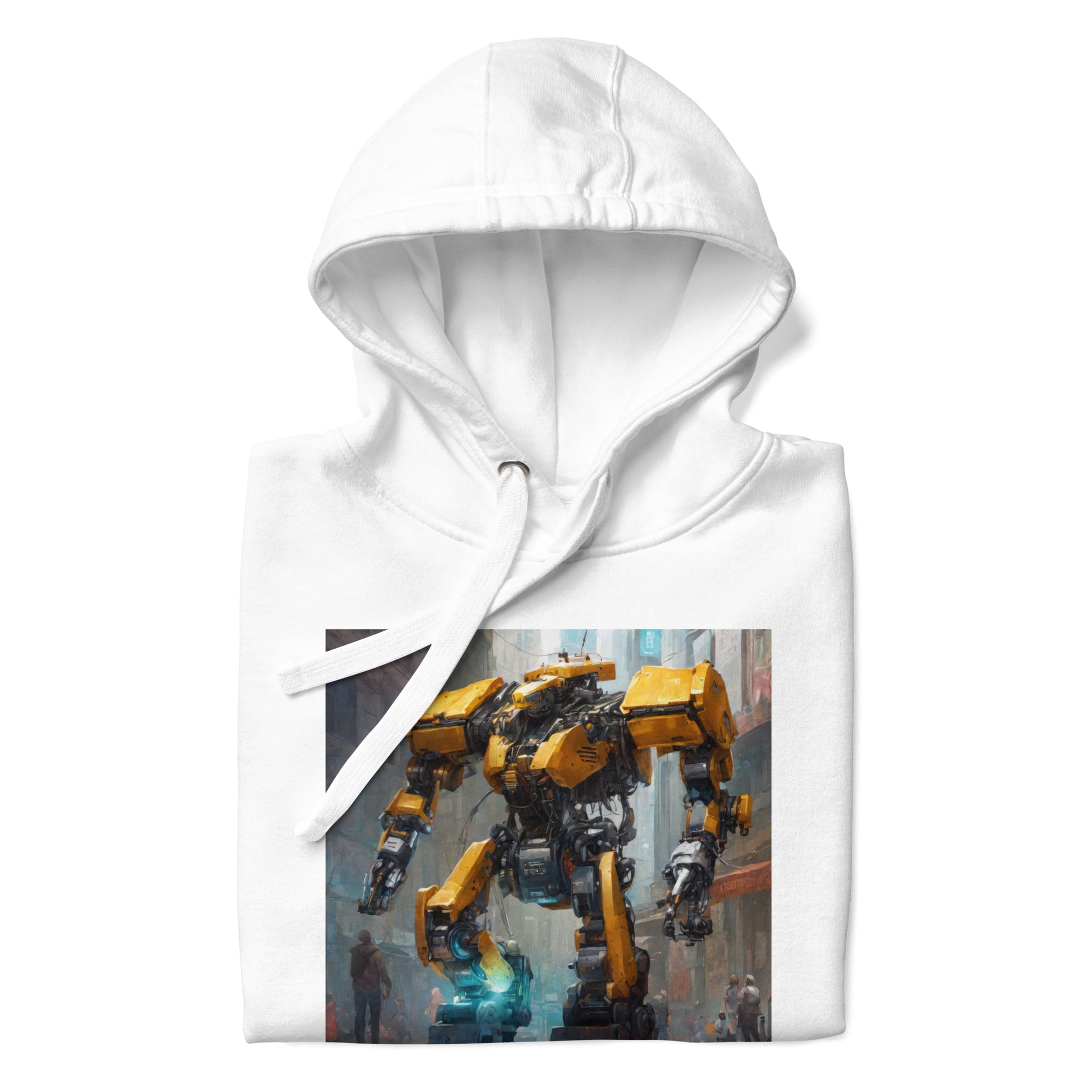 Yellow Mechanical Marvel Men's Hoodie