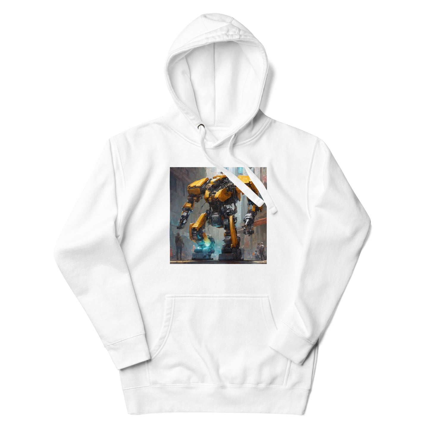 Yellow Mechanical Marvel Men's Hoodie