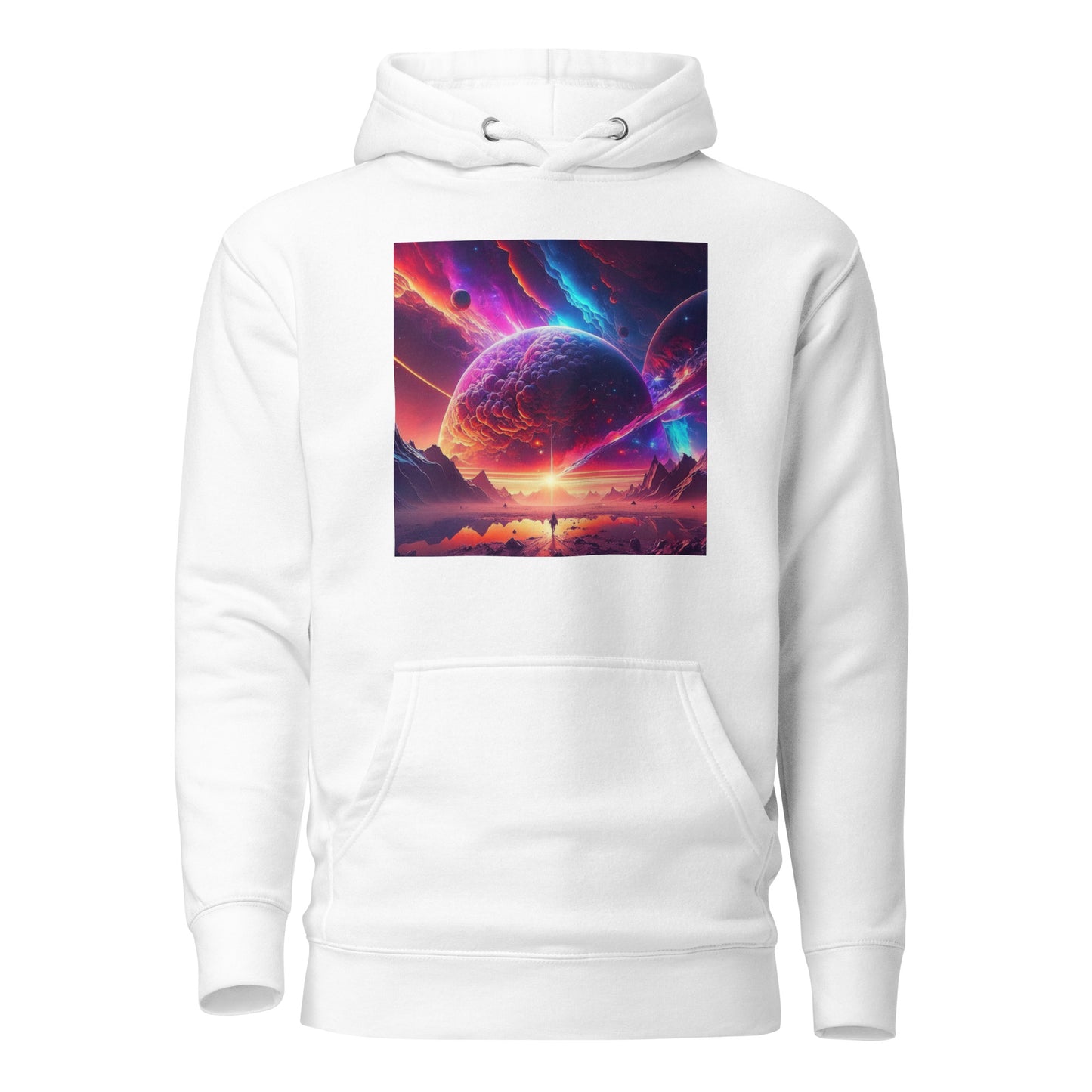 Amazing Apocalypse Men's Graphic Hoodie White