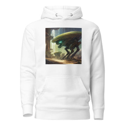 Interstellar Aggression Men's Sci-Fi Hoodie White