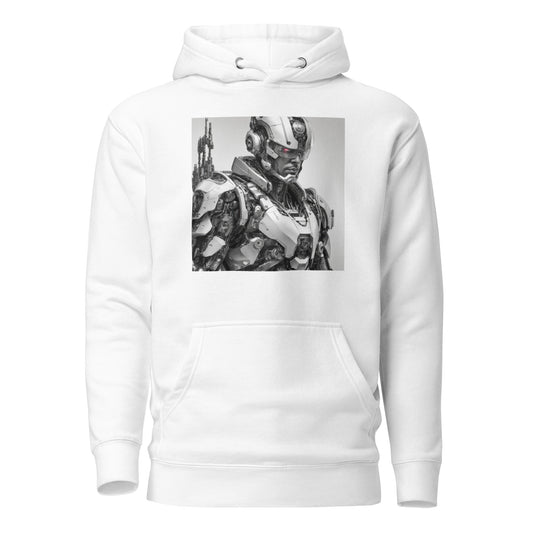 Man of Circuits Men's Sci-Fi Hoodie White