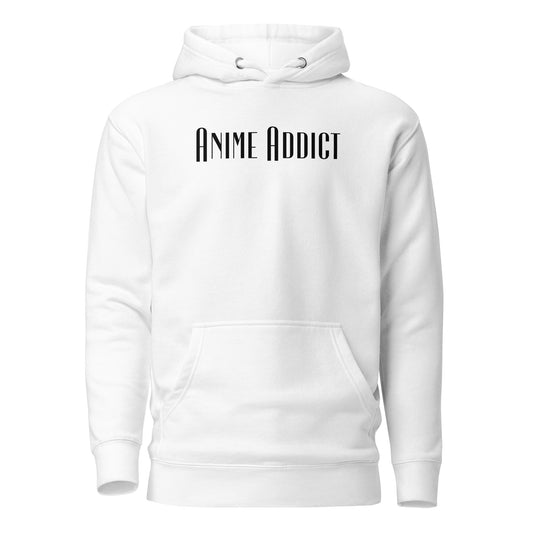 Anime Addict Men's Anime Fan Hoodie White