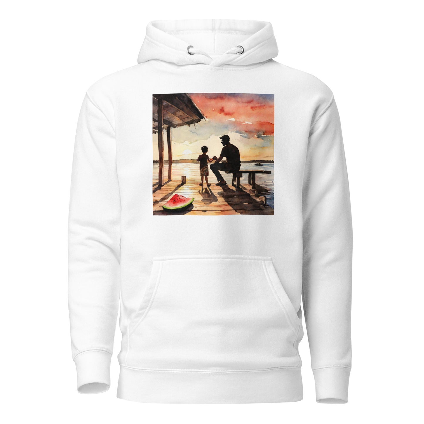 Summer Memories with Dad Hoodie White