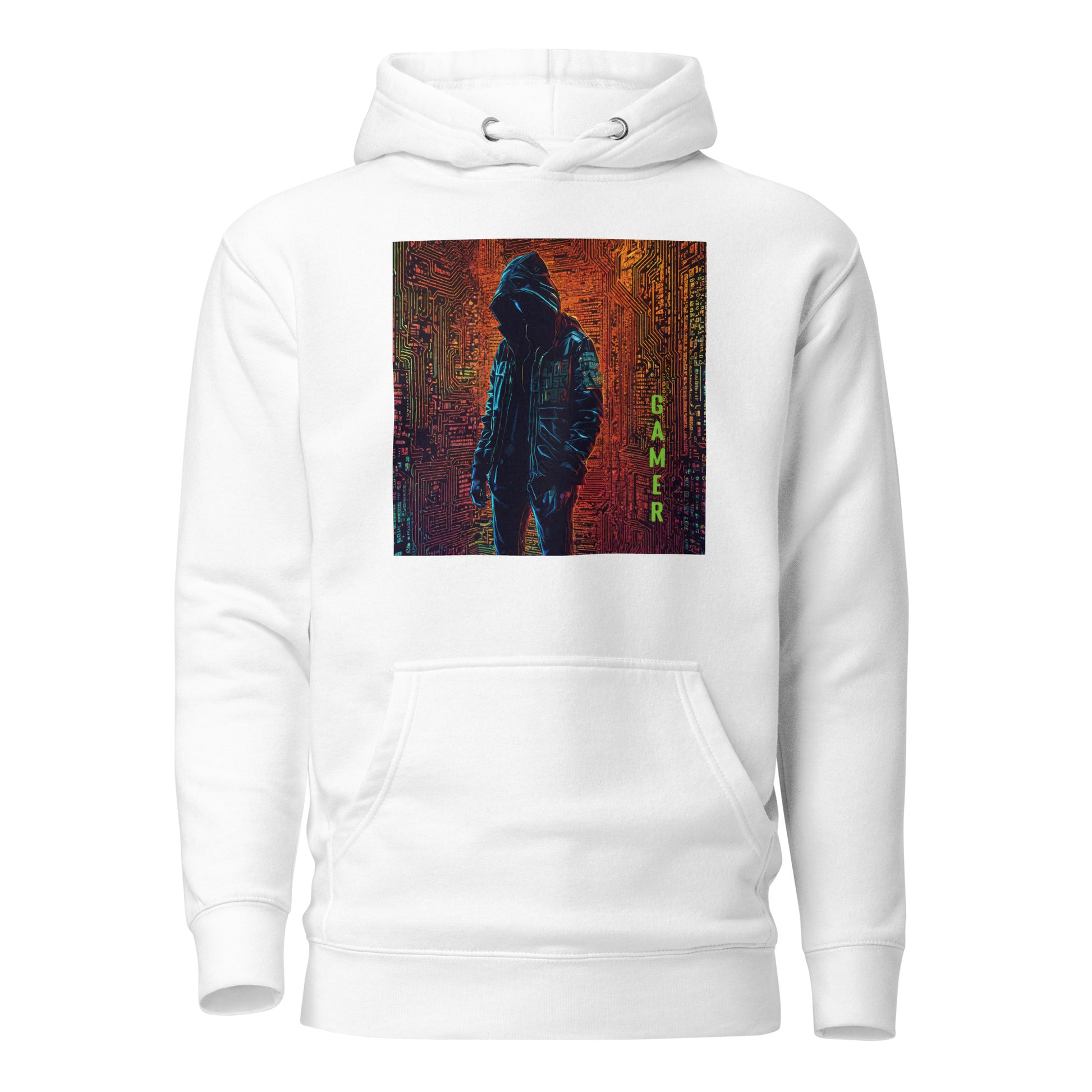 Men's Gamer Hoodie White