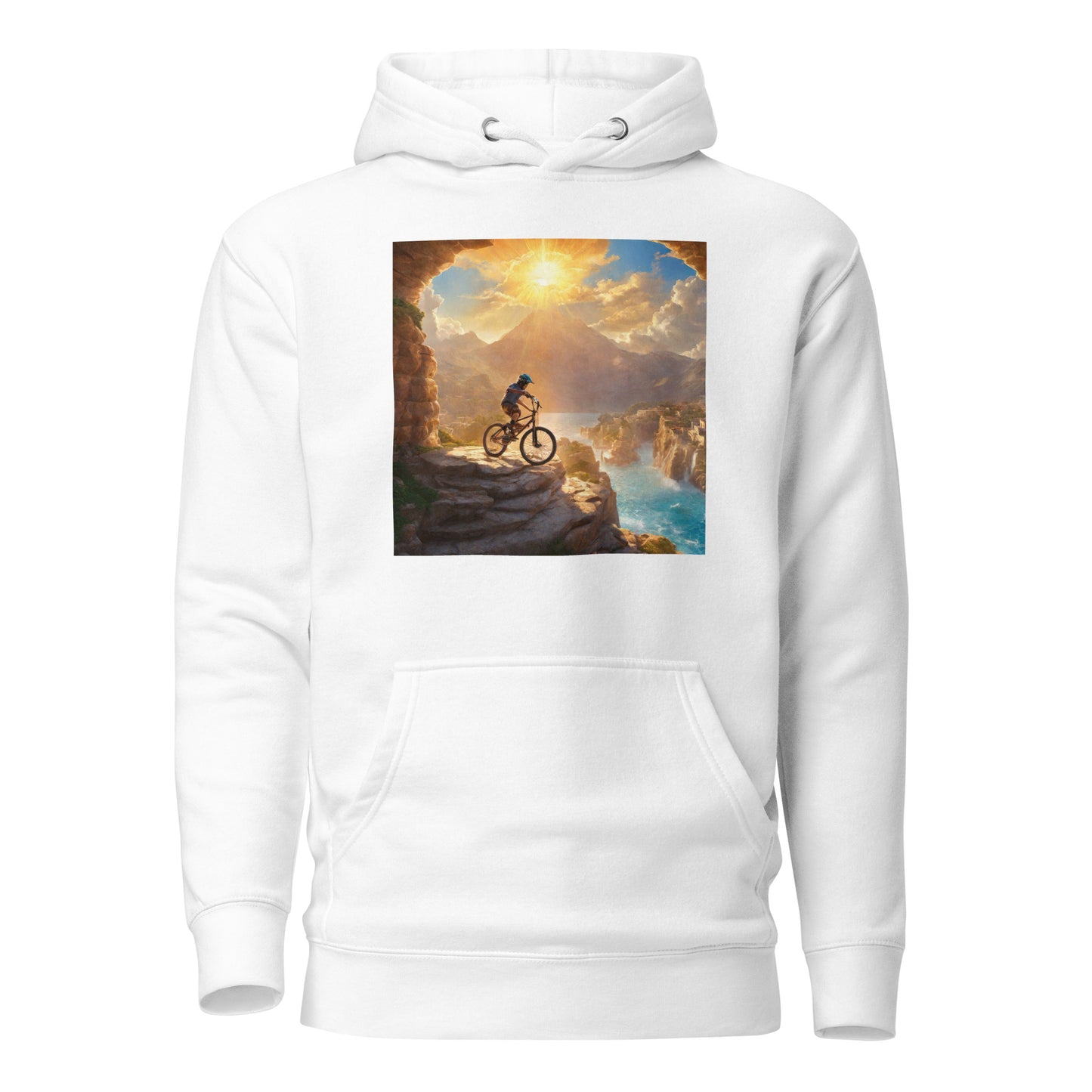 Cyclist's Dream Men's Hoodie White