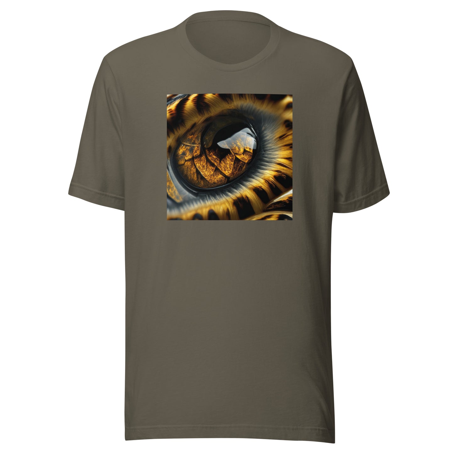 Leopard's Eye Men's T-Shirt Army