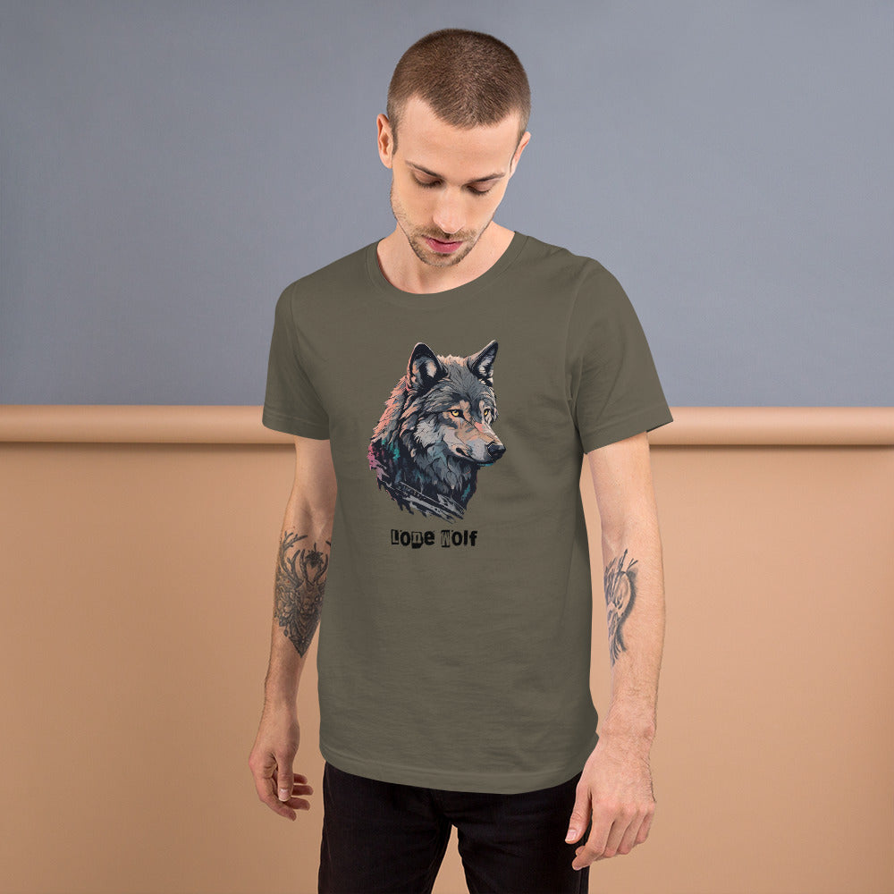 Lone Wolf Men's Funny T-Shirt