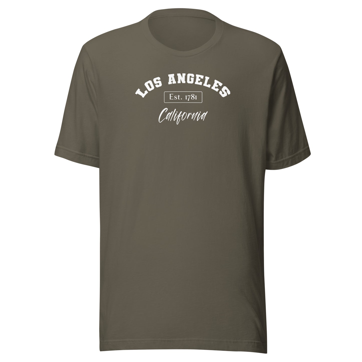 Los Angeles, California Men's T-Shirt Army