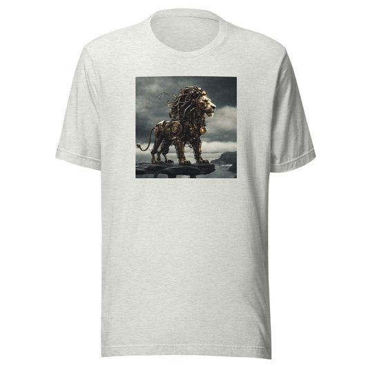 Gears of Gold Lion Men's T-Shirt Ash