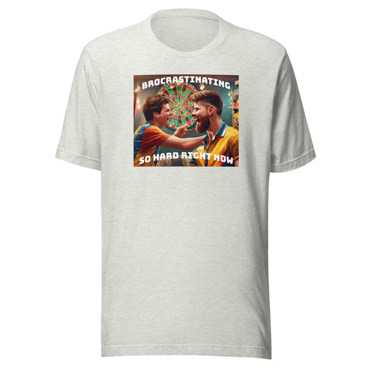 Brocrastinating Men's Funny T-Shirt Ash