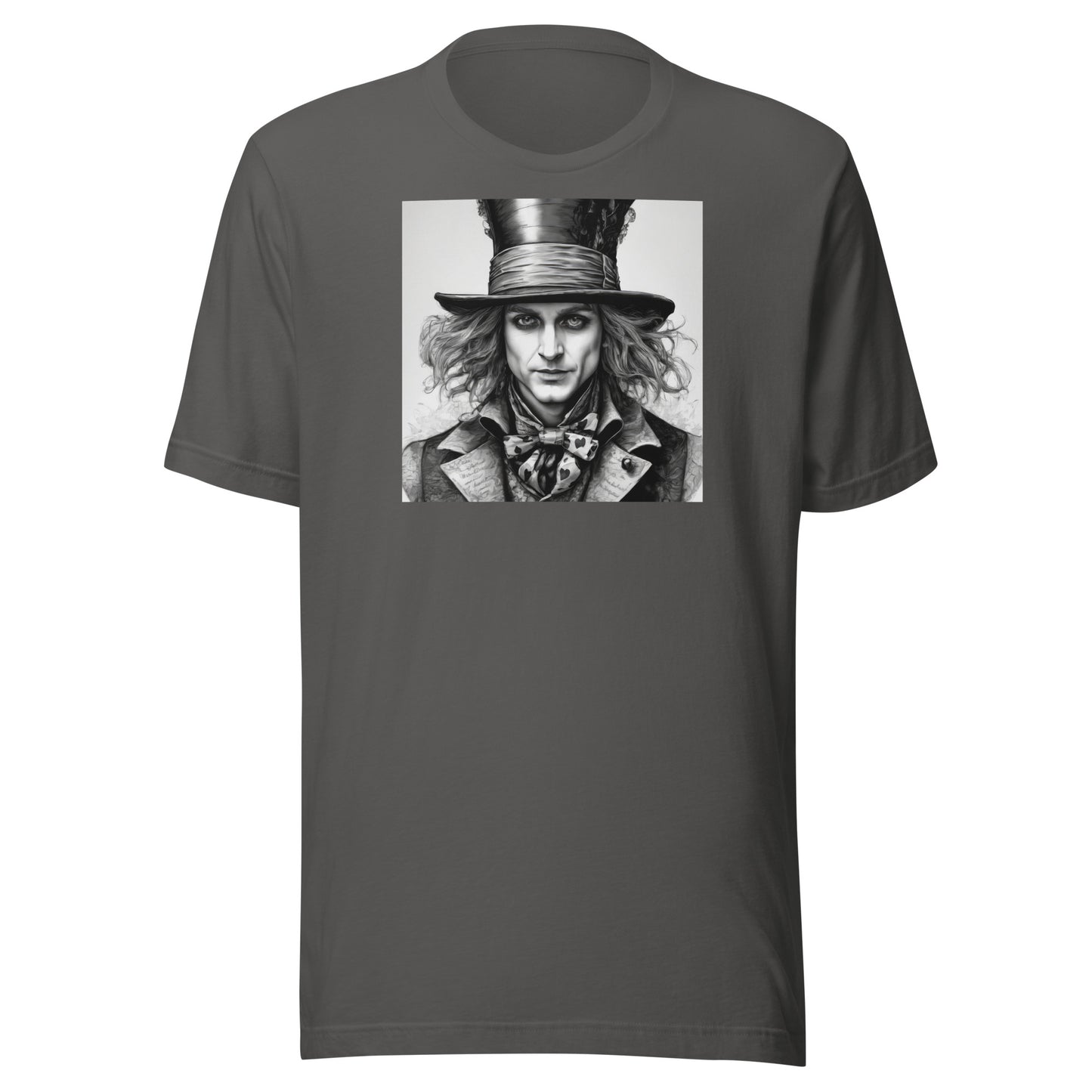 Serenely Eccentric Mad Hatter Men's T-Shirt Asphalt