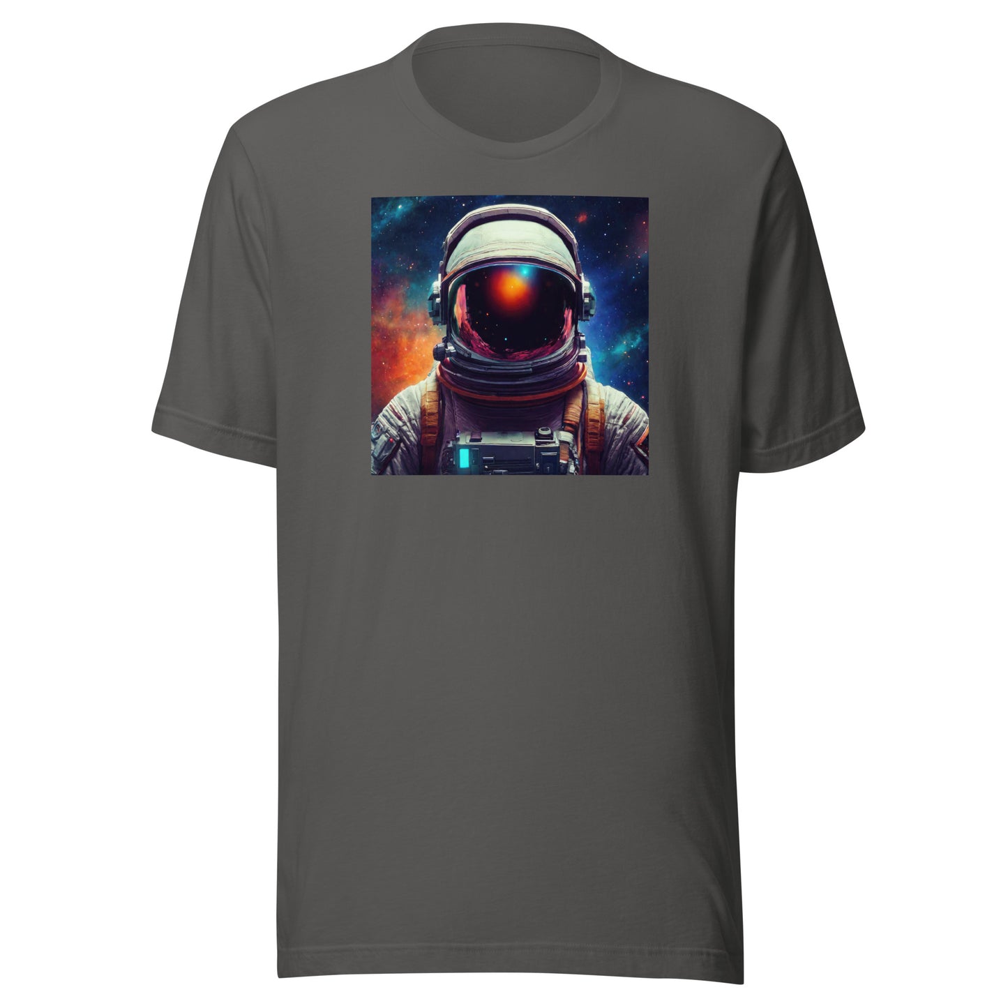 Awesome Astronaut Men's Graphic Tee Asphalt