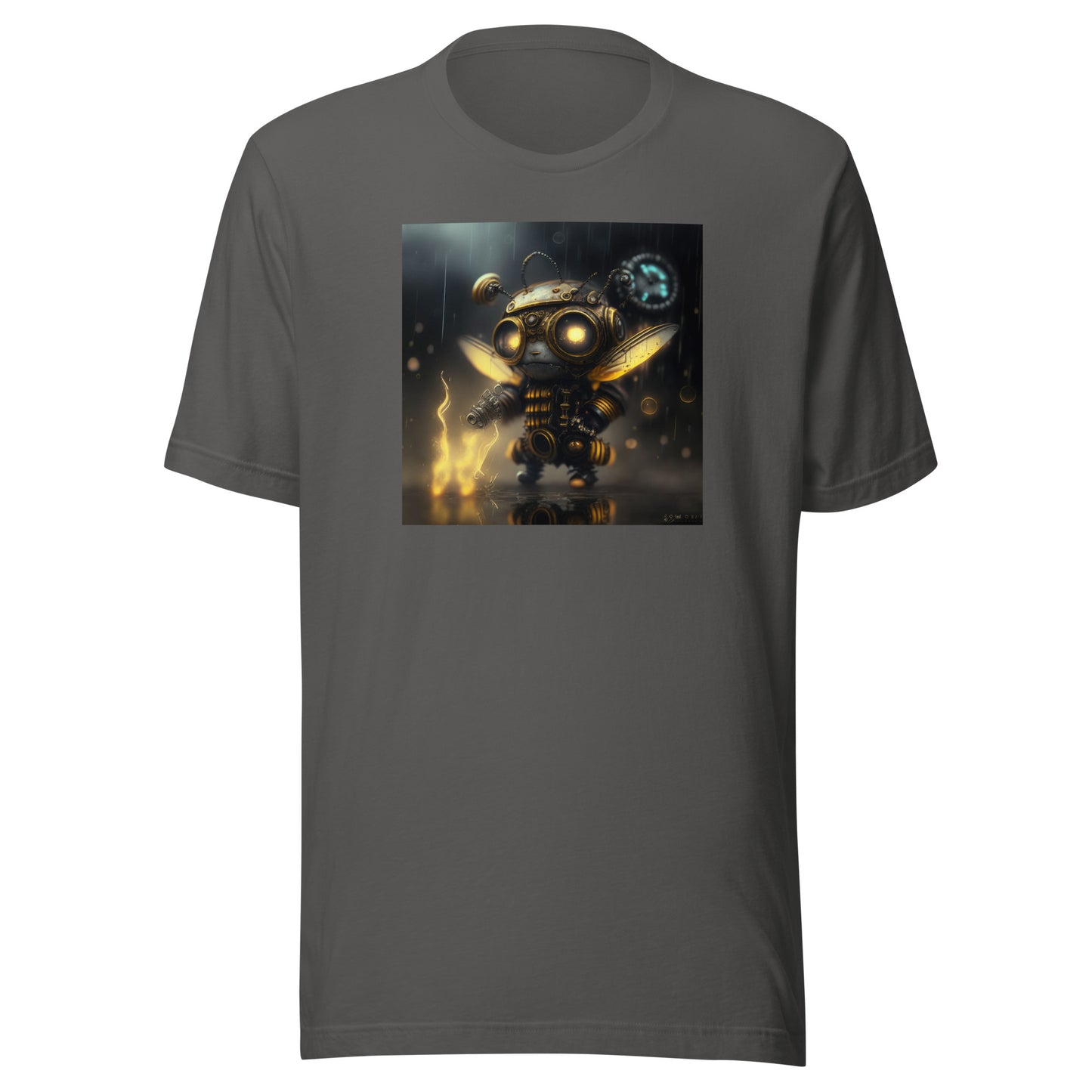 Bold Bee Men's Steampunk T-Shirt Asphalt