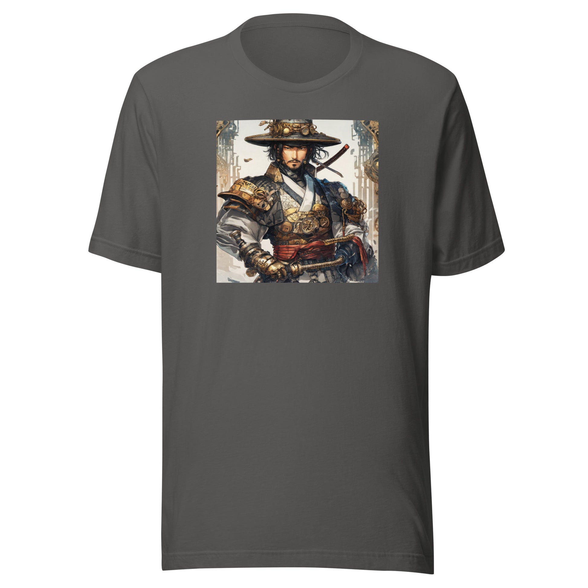 Proud Samurai Warrior Men's Anime T-Shirt Asphalt