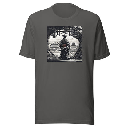 Stoic Samurai Men's Anime Graphic Tee Asphalt